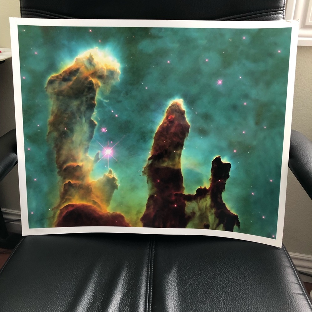 “Pillars of Creation” photograph art print
